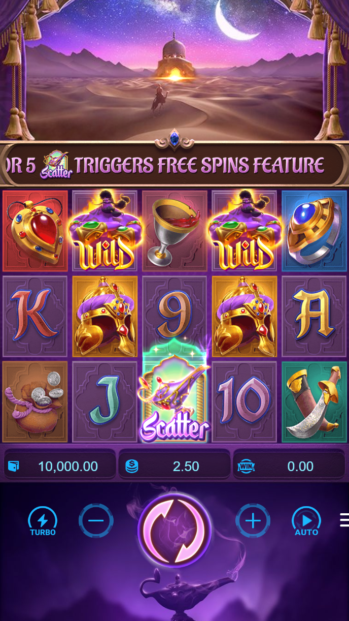 Mega Sevens reel interface with symbols and paylines on gajian